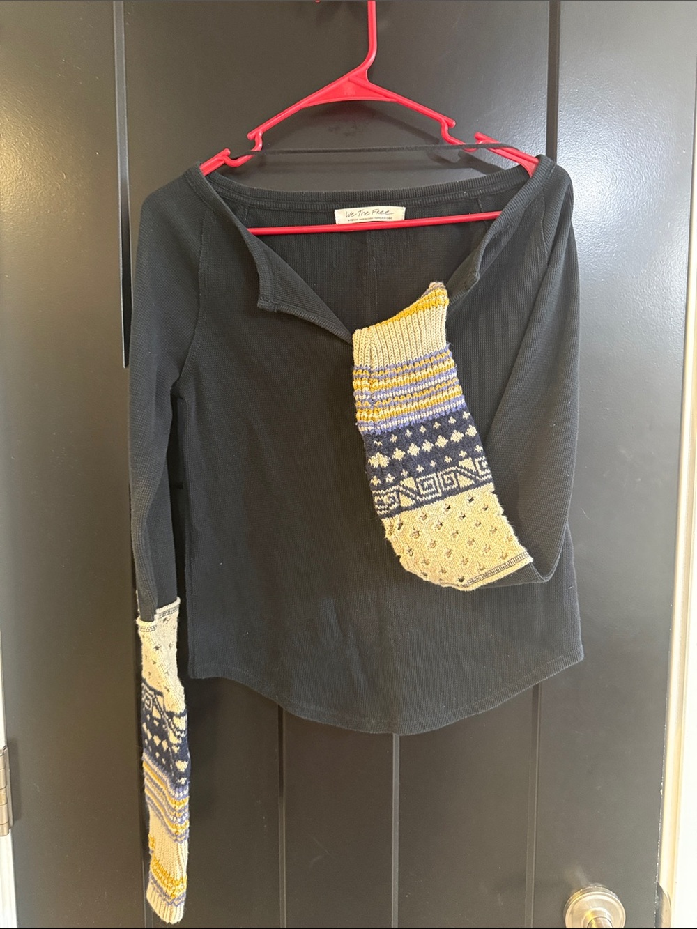 FREE PEOPLE cozy craft cuff thermal